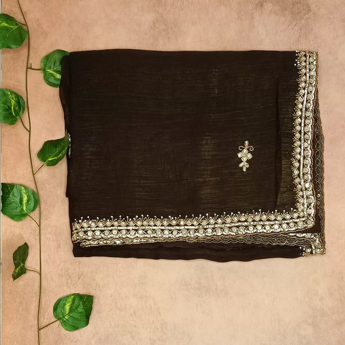 Pure Soft Crush Saree