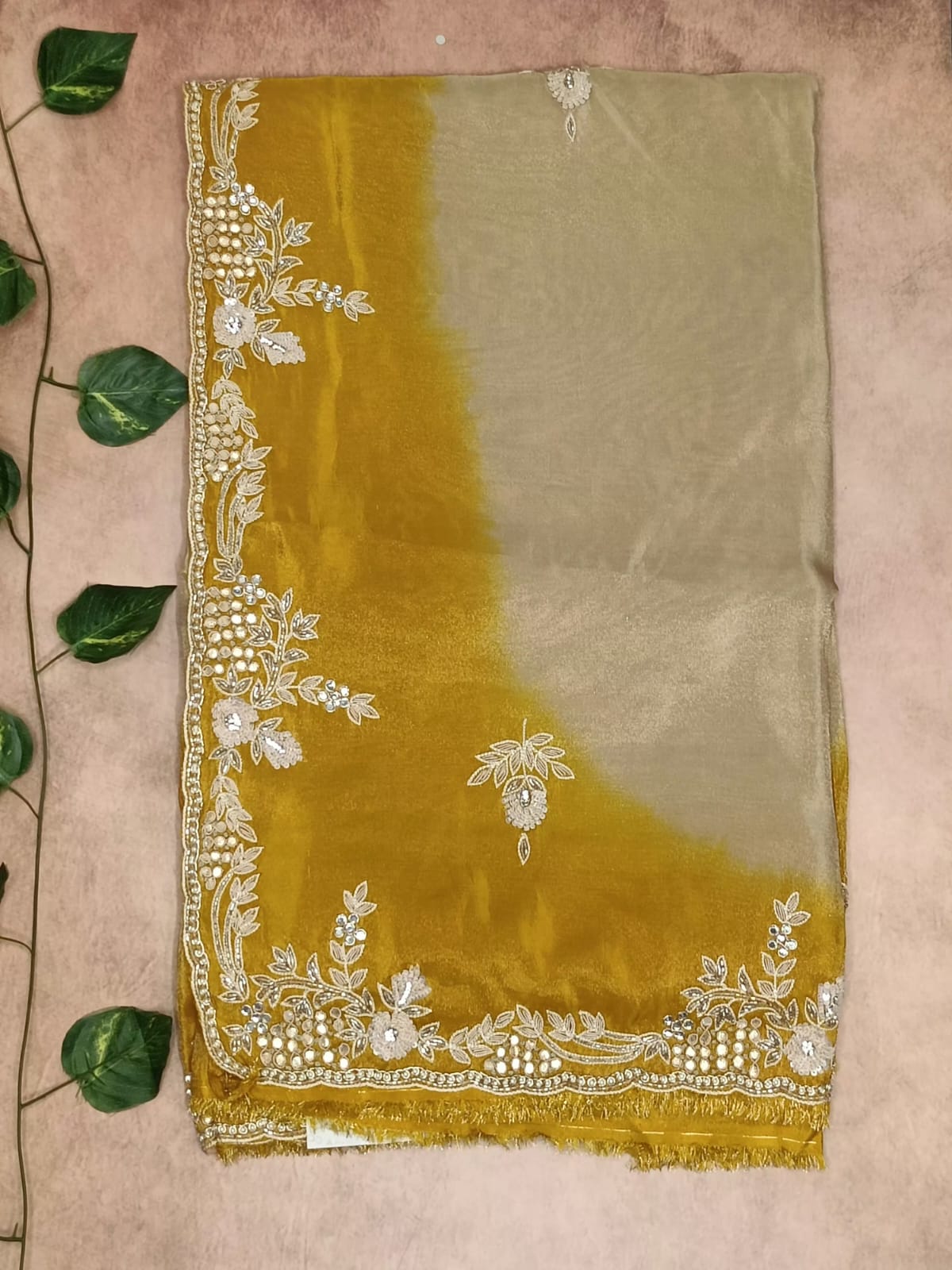 Pure Crepe Silk Handwork Saree