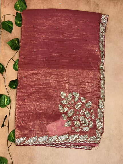 Pure Crush Tissue Saree