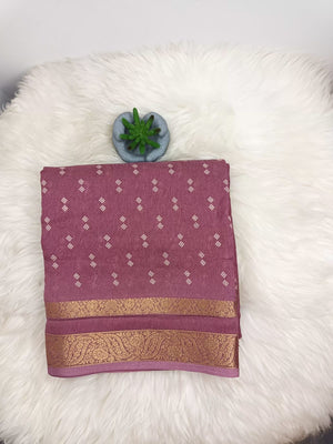 Elegant Mul Cotton Saree with Traditional Border
