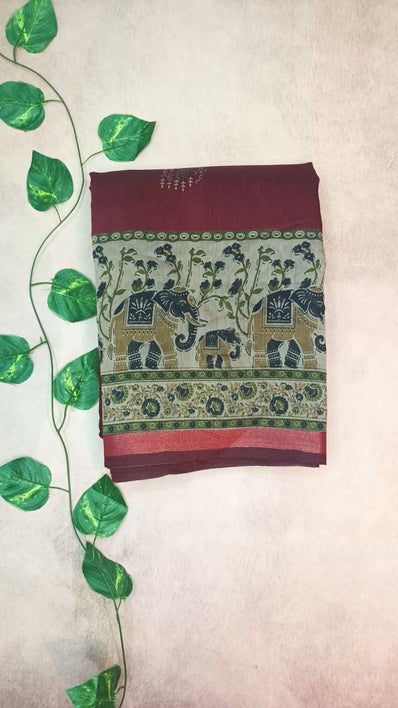 Mul Cotton Printed Saree