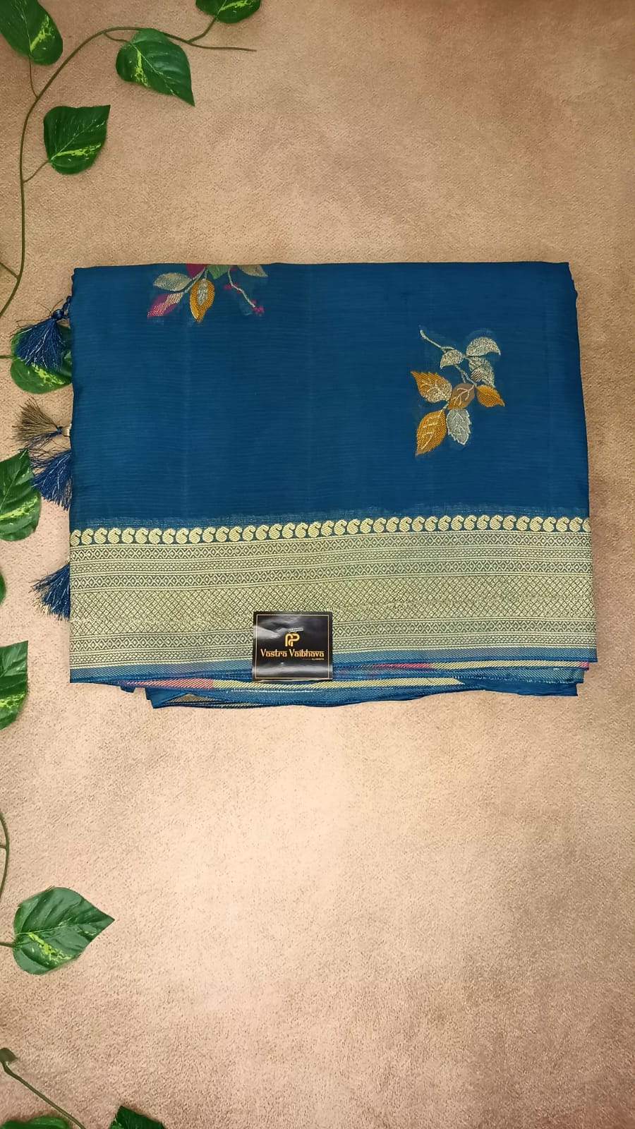 Pure Khadi Georgette Saree