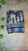Linen Indigo Printed Saree