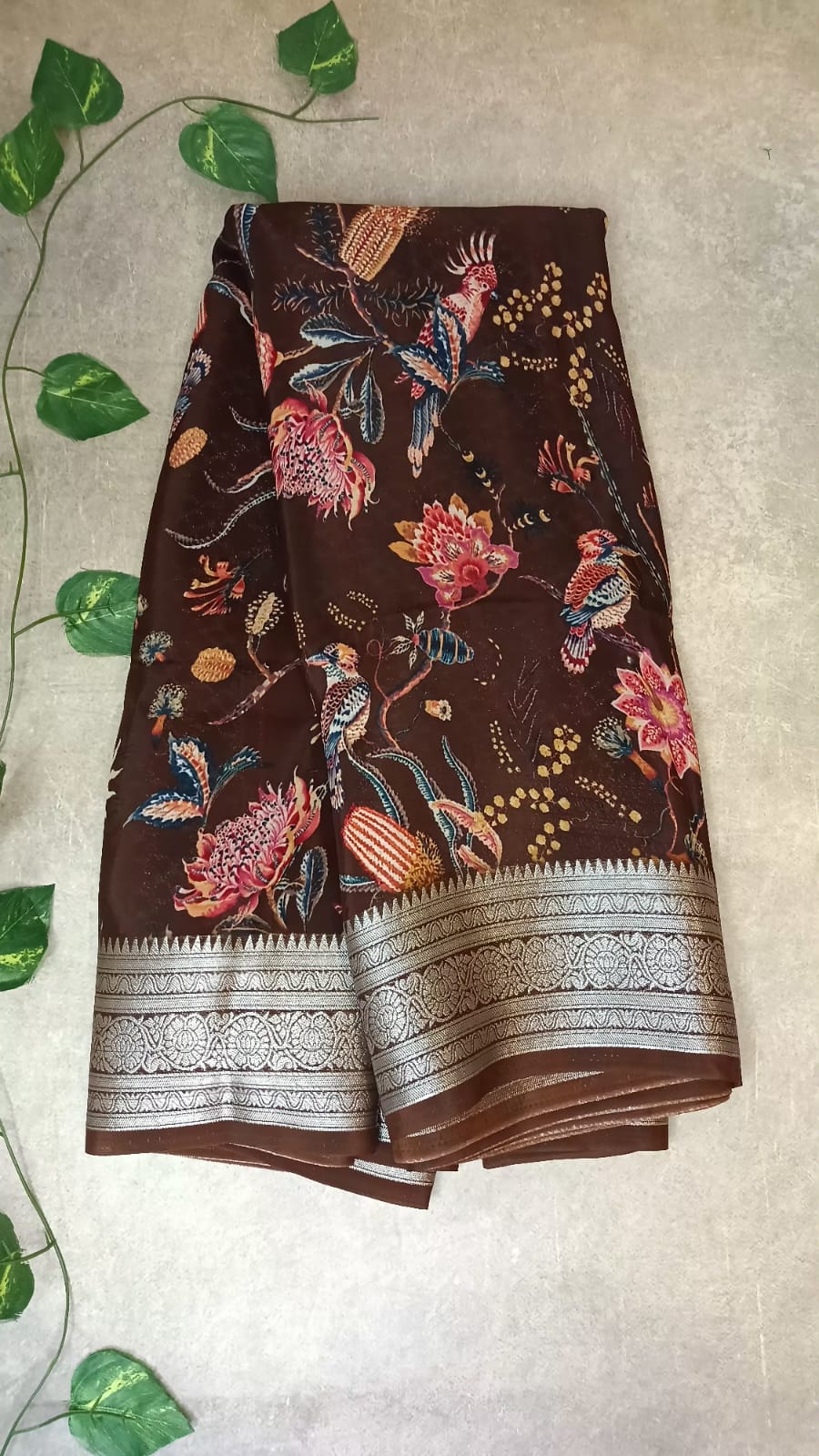 Crepe Silk Digital Printed Saree