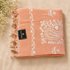 Pure Linen Saree with Elegant Stitch Work