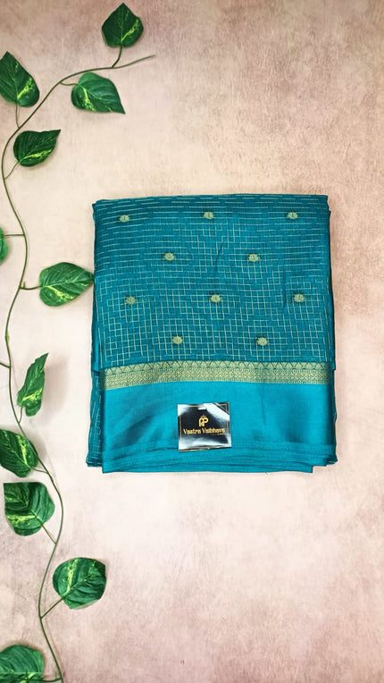 Chiniya Silk with Satin Border Saree