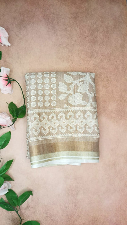COTTON SAREES WITH DIGITAL PRINT