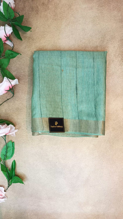 Tussar Handwork Saree ✨