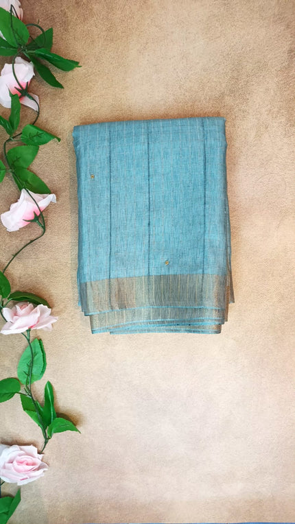 Tussar Handwork Saree ✨