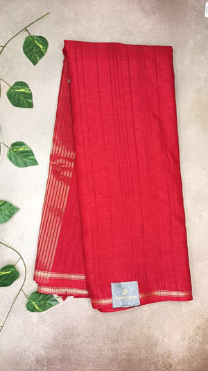 PREMIUM SEMI RAW SILK SAREE