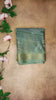 Crushe Tissue Digital Printed Saree - Sea Green