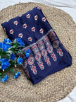 Ajarak Printed Crepe Saree
