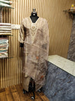 Silk Georgette Suit Set with Organza Dupatta – 3 Piece