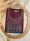 Avaasa Wine Kurta