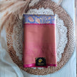 Semi Kanchipuram Tissue Silk Saree Premium Navy Blue & Pink