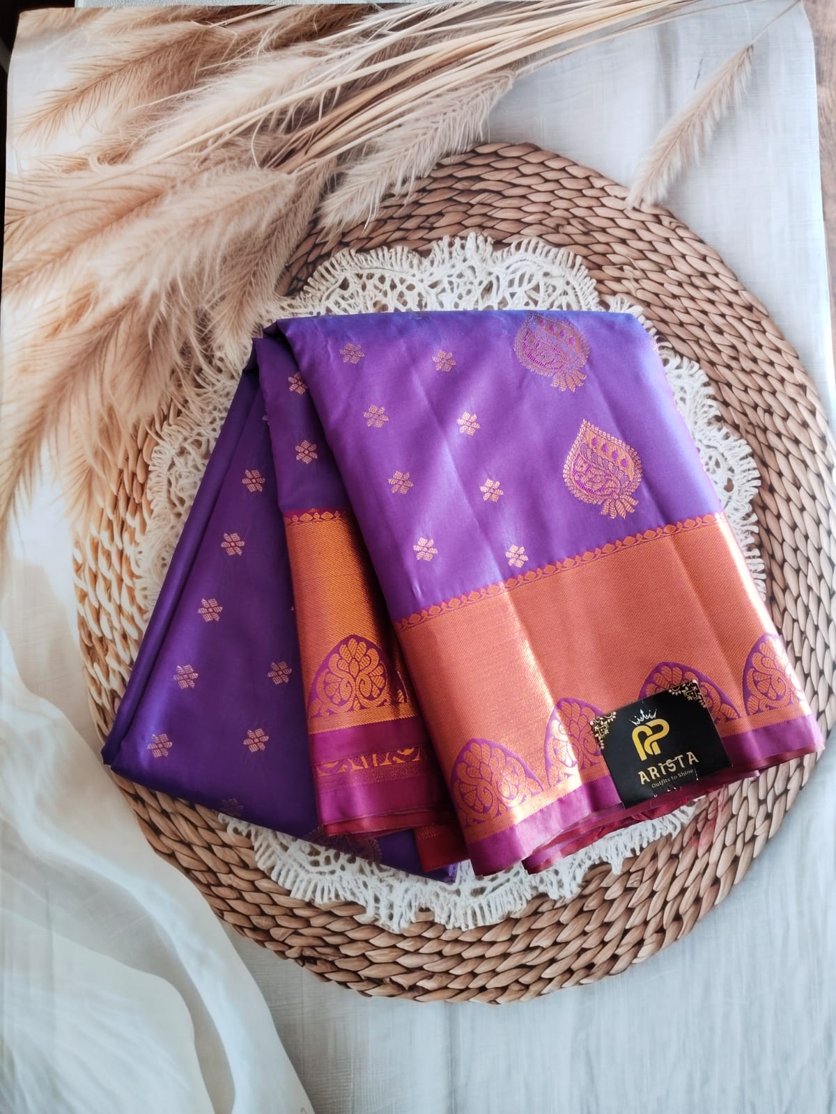 Semi Kanchipuram Butta silk sarees premium