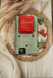 Linen Embroidery Sarees(Janaki)