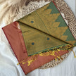 Semi kanchi Soft Silk Saree ORANGE
