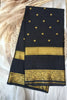 Semi Crepe Silk Bentex Border Butta Saree