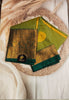 Semi Kanchi Silk Saree/Parrot green