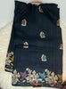 Viscose Disigner saree-Black