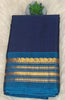 Pure Gadwal Silk Saree- Navy Blue