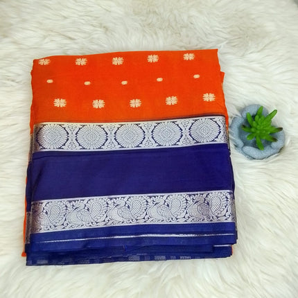 Semi Crepe Silk Saree – SMALL Butta Motifs