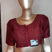 Raw Silk Plain Blouse