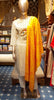 WHITE  COLOUR SHIMMER SILK 3 PCS SET