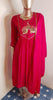 RED COLOUR  ROMON SILK HAND WORK 3PCS SETS