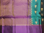 Pure Soft Silk Saree- Teal Green