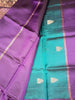 Pure Soft Silk Saree- Teal Green