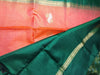 Pure Soft Silk Saree- Bright Orange
