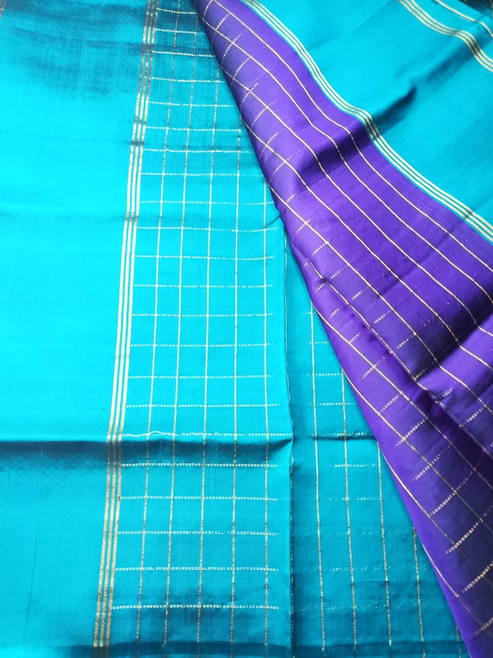 Pure Soft Silk Saree- Rich Teal