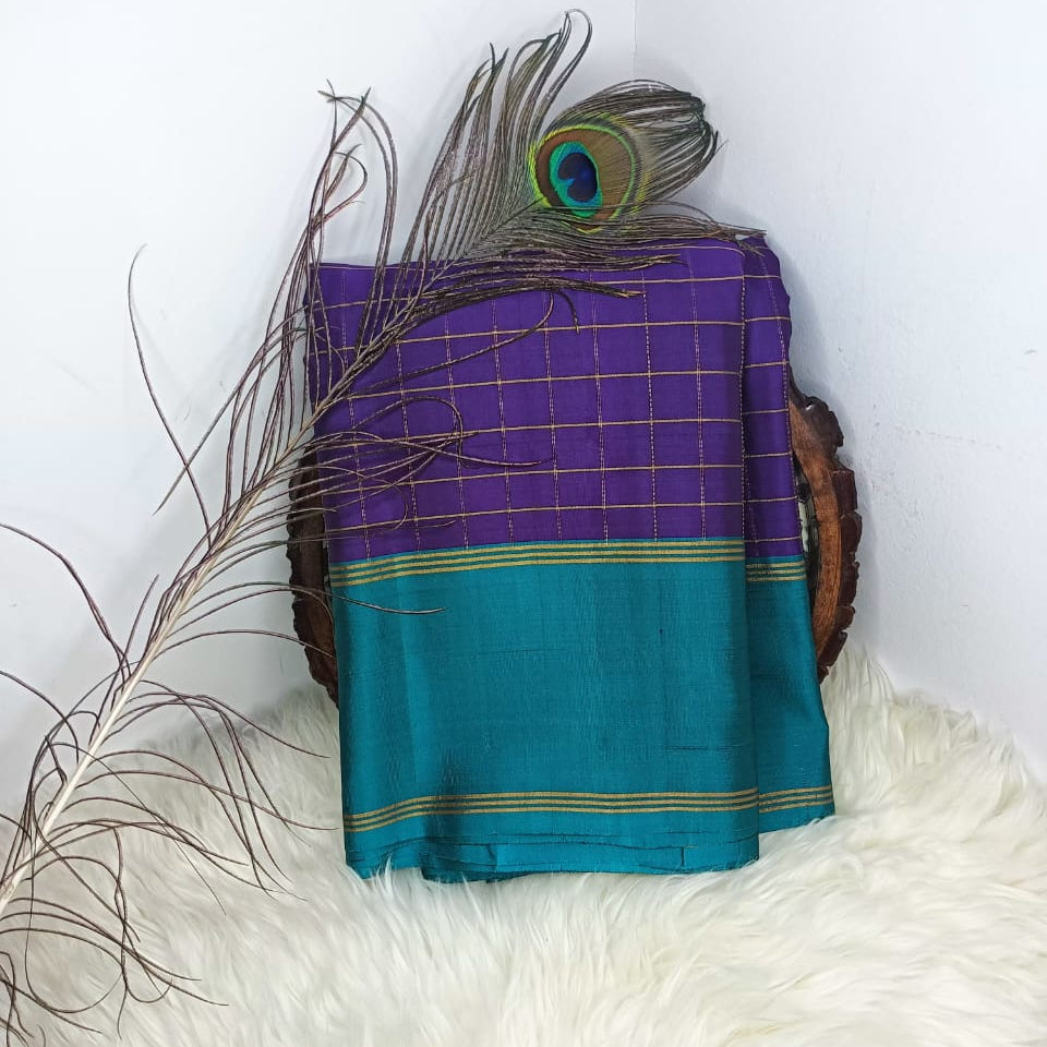 Pure Soft Silk Saree- Rich Teal