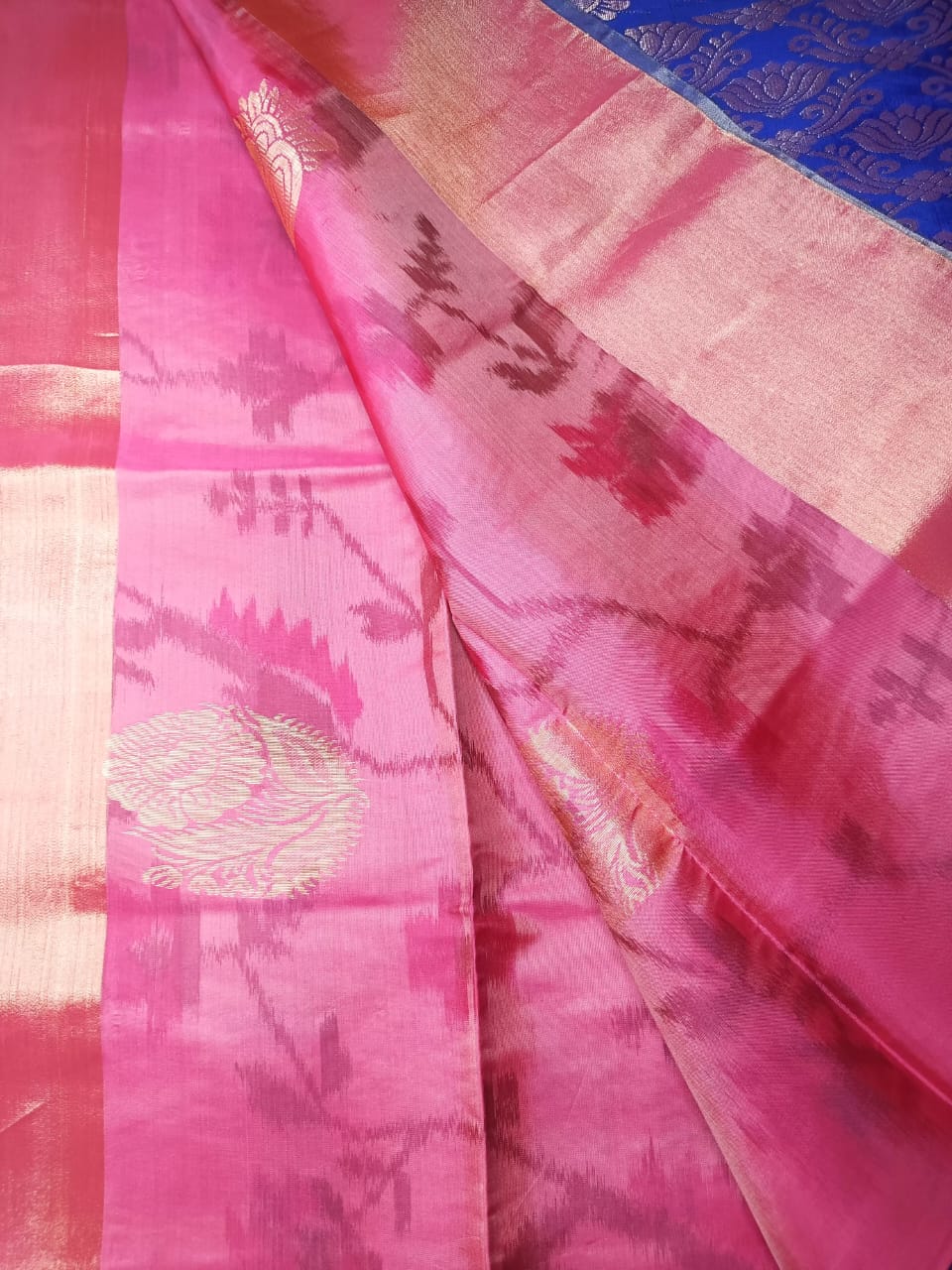 Pure Soft Silk Saree -Rose Pink
