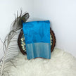 Pure Soft Silk Saree - Teal Blue