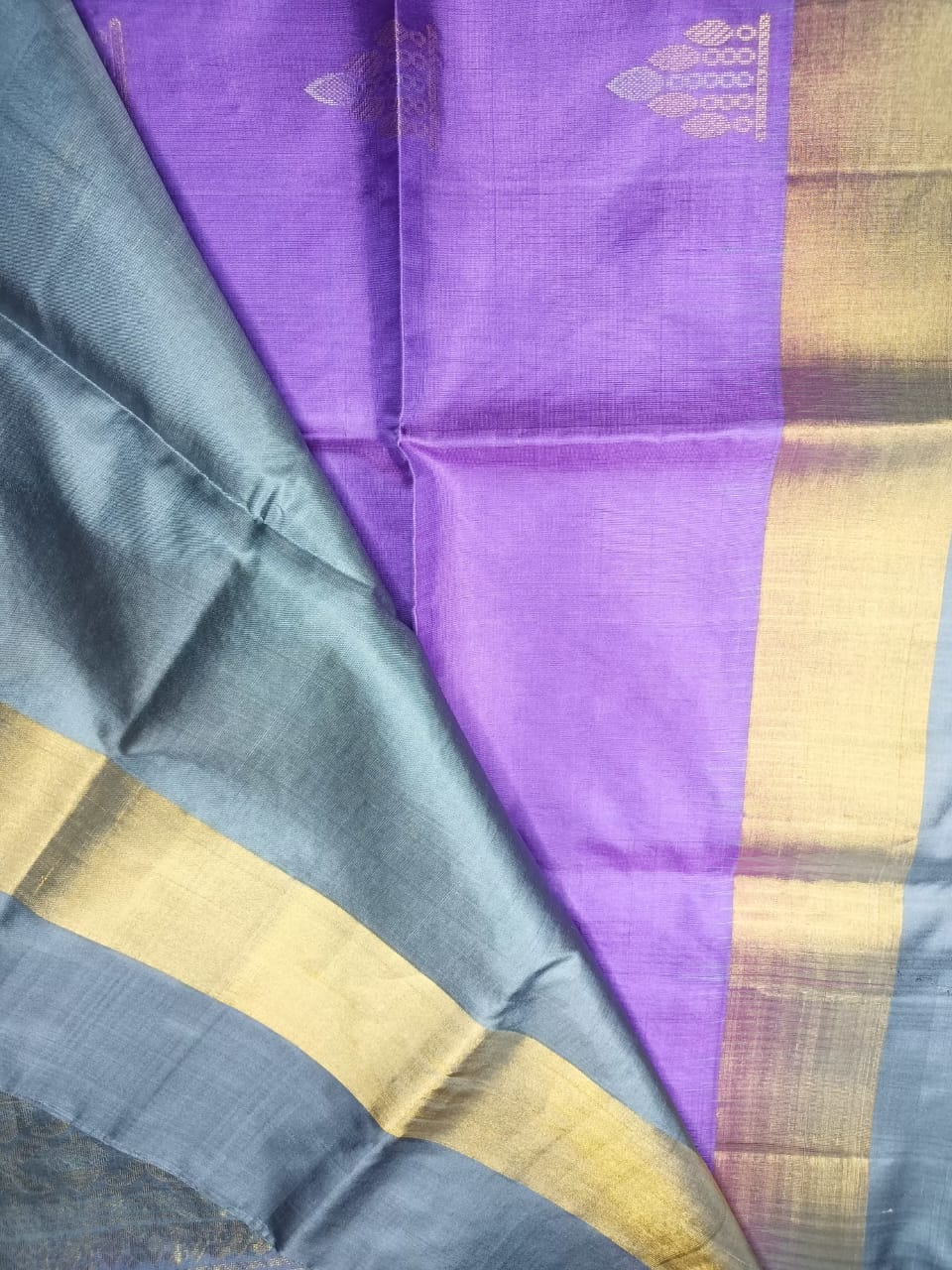 Pure Soft Silk Saree- Lavender