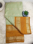 Georgette Checks Pattern Saree