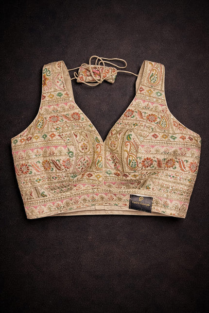 Hand-Embroidered Designer Blouse