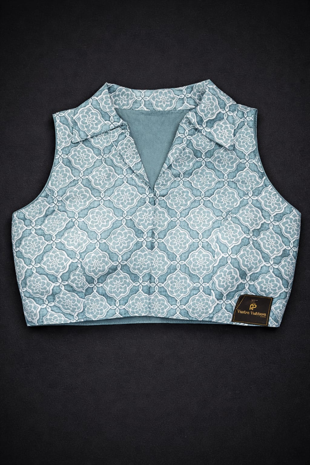 Kalamkari Printed Collar Blouse