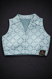 Kalamkari Printed Collar Blouse