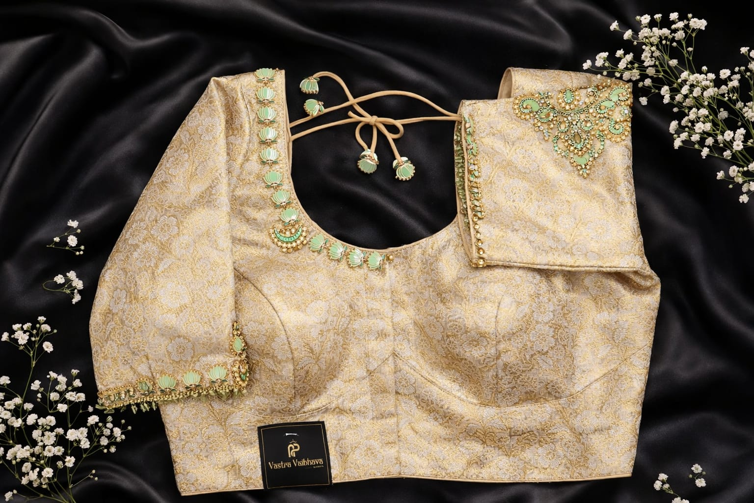 Hand Work Brocade Blouse -POUB