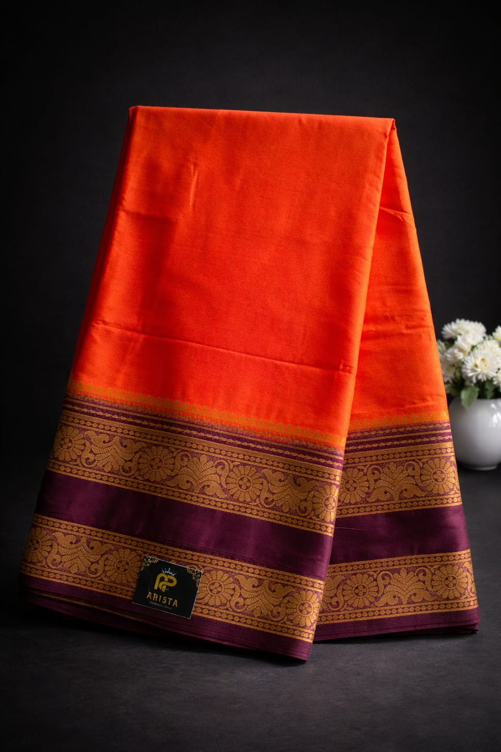 Semi Crepe Silk ORANGE