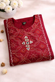 RED COLOUR GAJI SILK 3PCS SET