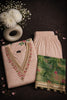 Crepe silk Cream Floral Animal Print