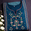 Cotton Green with Embroidery work 3pcs set