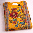 Silk Blend Straight Cut Floral Print Kurta Set