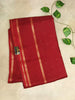 Kota Handloom Cotton Saree - Maroon