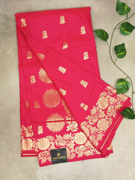 Semi Banarasi Silk Sarees